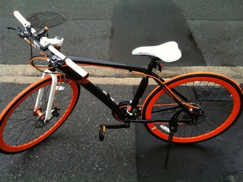 自転車盗難事件db 14年06月 14年06月14日 滋賀県草津市の自転車盗難 クロスバイク ドッペルギャンガー D9 ブラックオレンジ